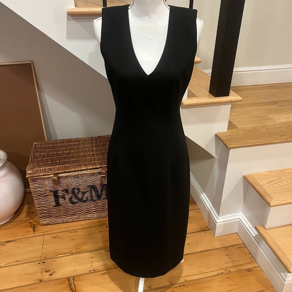 J Crew Interview dress in four season stretch Unworn with Tags Black Size 4